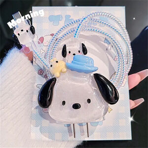 Pochacco Hello Kitty iPhone CHarger Protector P69